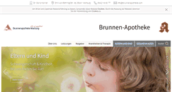Desktop Screenshot of brunnenapotheke.com